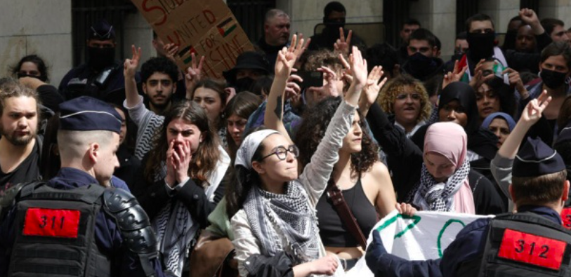 France : la police évacue des militants pro-palestiniens de l\'université de La Sorbonne